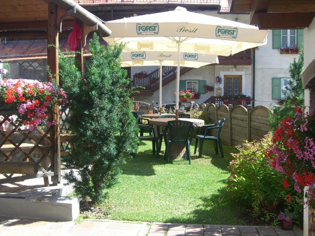 Zahrada ubytování Garni Val Udai