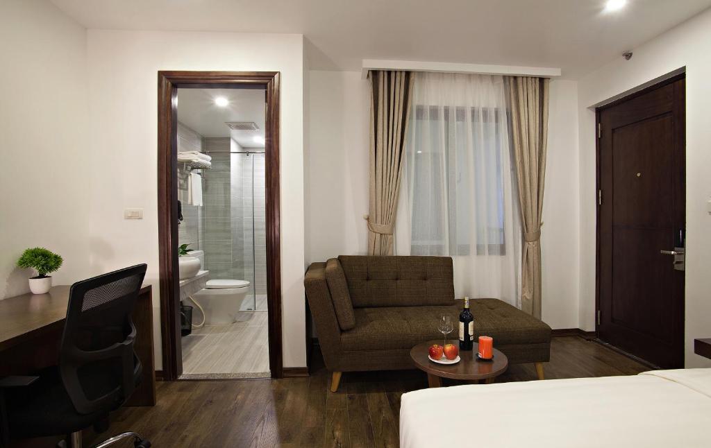 Posezení v ubytování Inearth Hotel