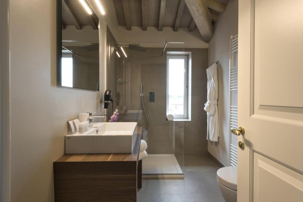 Koupelna v ubytování Palazzo Dipinto