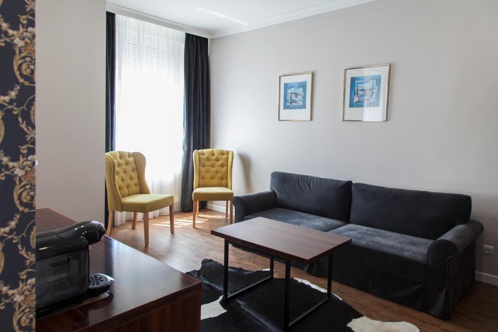 Posezení v ubytování Hotel Engelbert