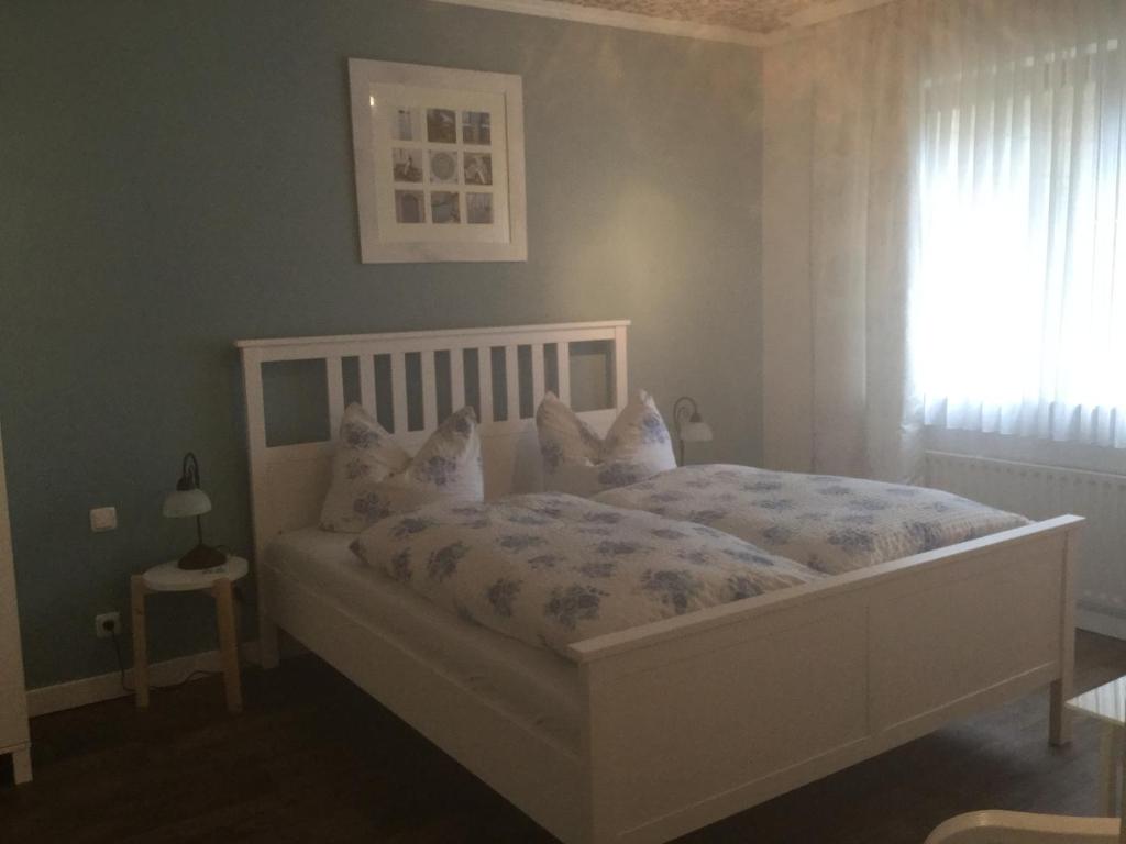 Postel nebo postele na pokoji v ubytování Landhaus Thome