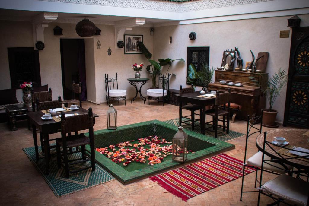 Restaurace v ubytování Riad Haraka