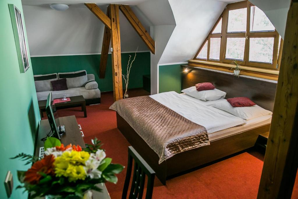 Postel nebo postele na pokoji v ubytování Hotel Best