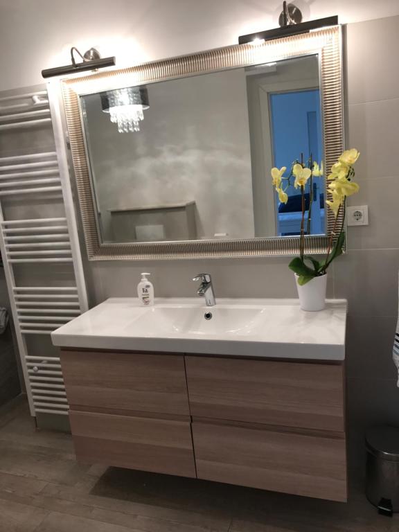 Koupelna v ubytování Guesthouse Davorka Bijelić