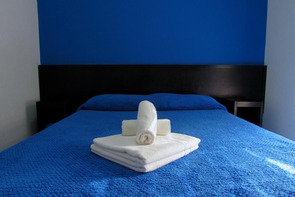 Postel nebo postele na pokoji v ubytování Hostel de los Colores