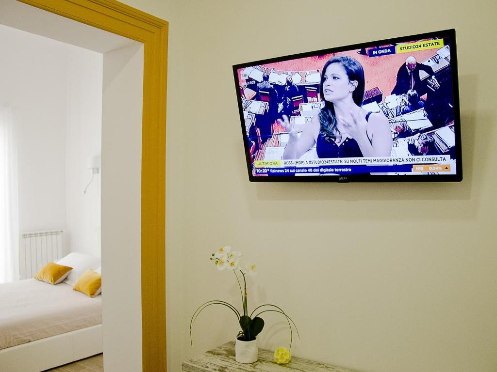 TV a/nebo společenská místnost v ubytování Duca70 "Suite Home"