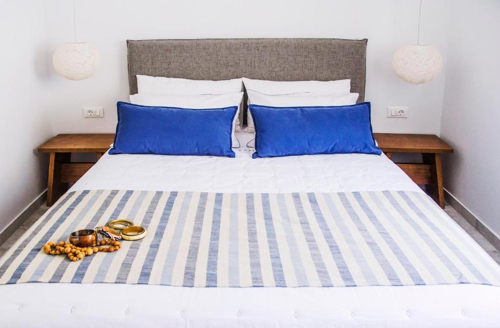 Postel nebo postele na pokoji v ubytování Ansi Studios & Apartments
