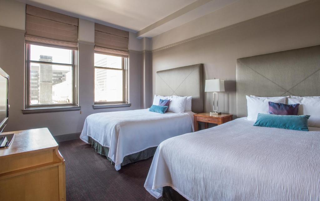 Magnolia Hotel Downtown Dallas - Chambre Queen Avec Deux Lits Queen