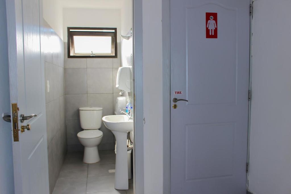 Koupelna v ubytování Hostel de los Colores