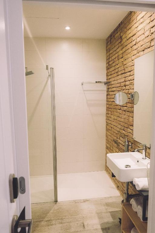 Koupelna v ubytování Hotelet Casa Padró