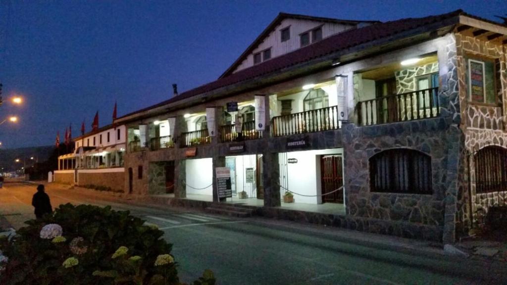 El edificio en el que está el hotel