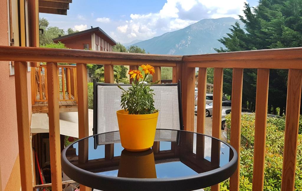 Widok na góry z tego apartamentu