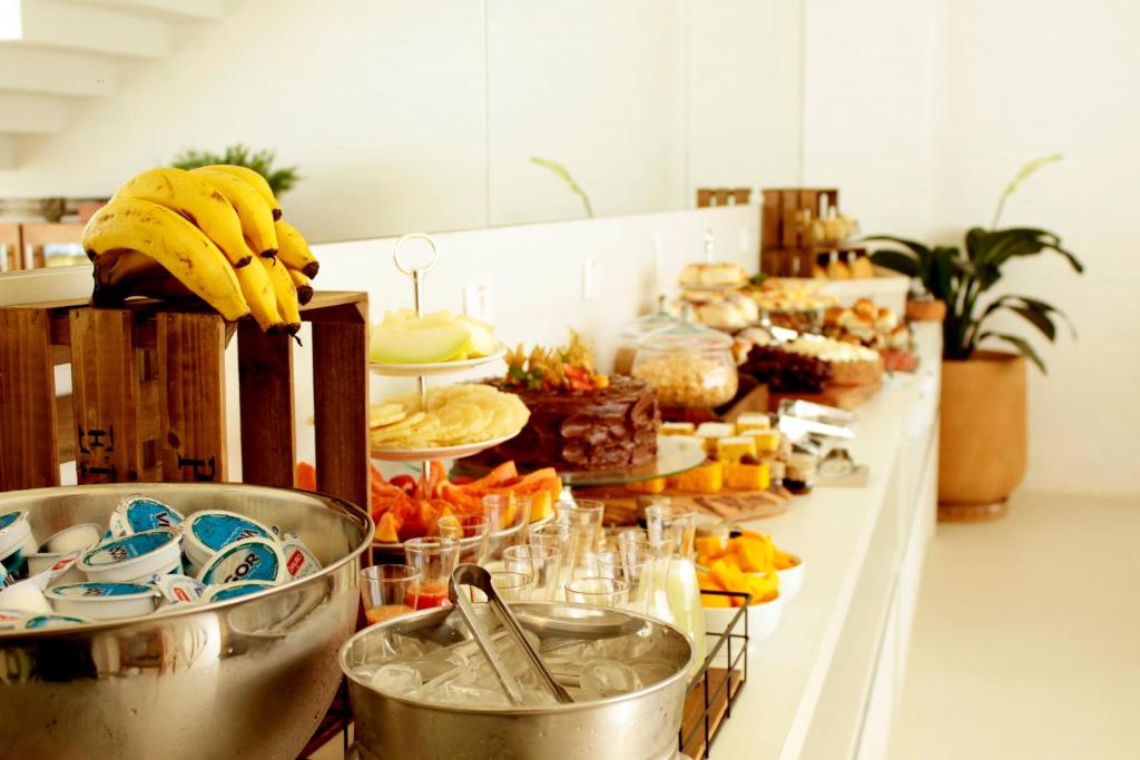 Comida no hotel ou em algum lugar perto