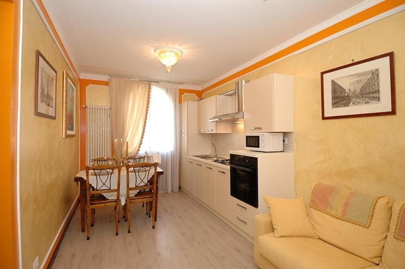 A kitchen or kitchenette at Corte dei Santi