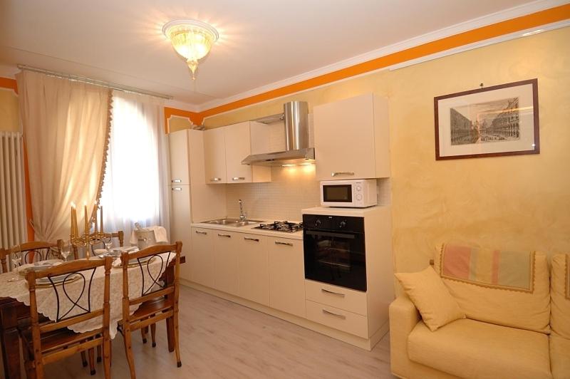 A kitchen or kitchenette at Corte dei Santi