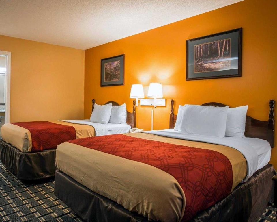 Econo Lodge Eufaula South - ダブルルーム ダブルベッド2台 喫煙