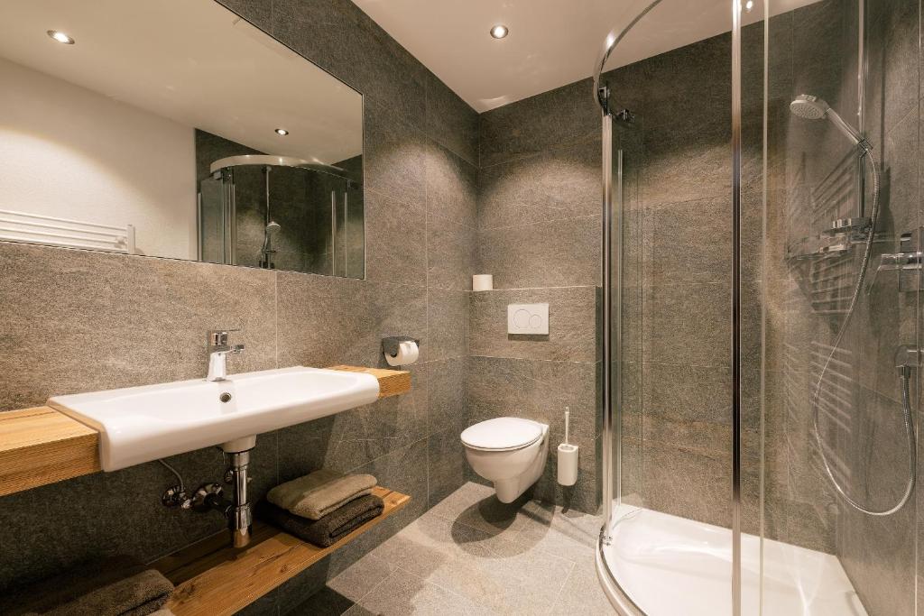 Kúpeľňa v ubytovaní Appartements Alexander