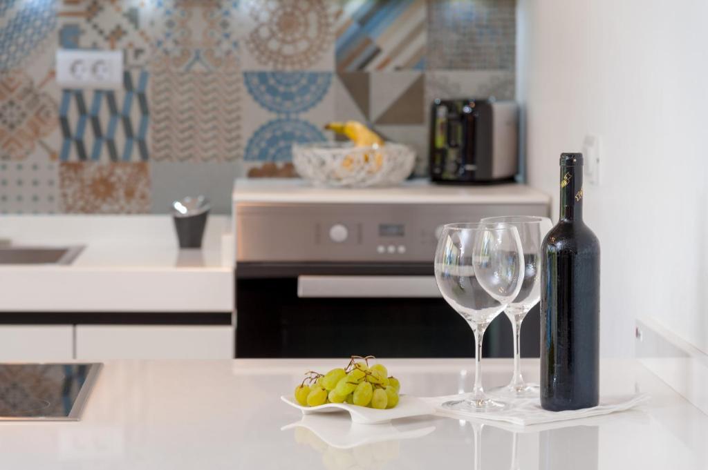 Nápoje v ubytovaní Alba Residence