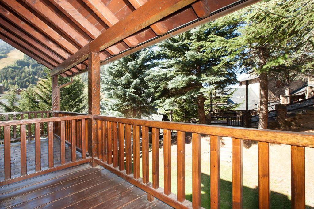 Balkón nebo terasa v ubytování Tarter Chalets Apartaments