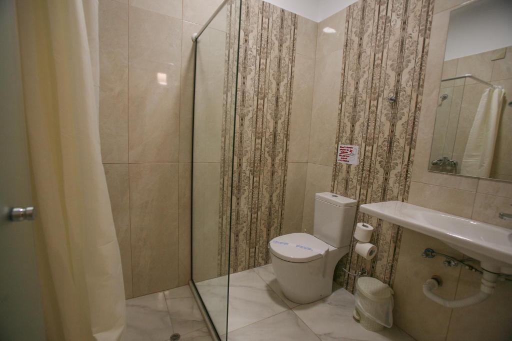 A bathroom at Saint George Palace