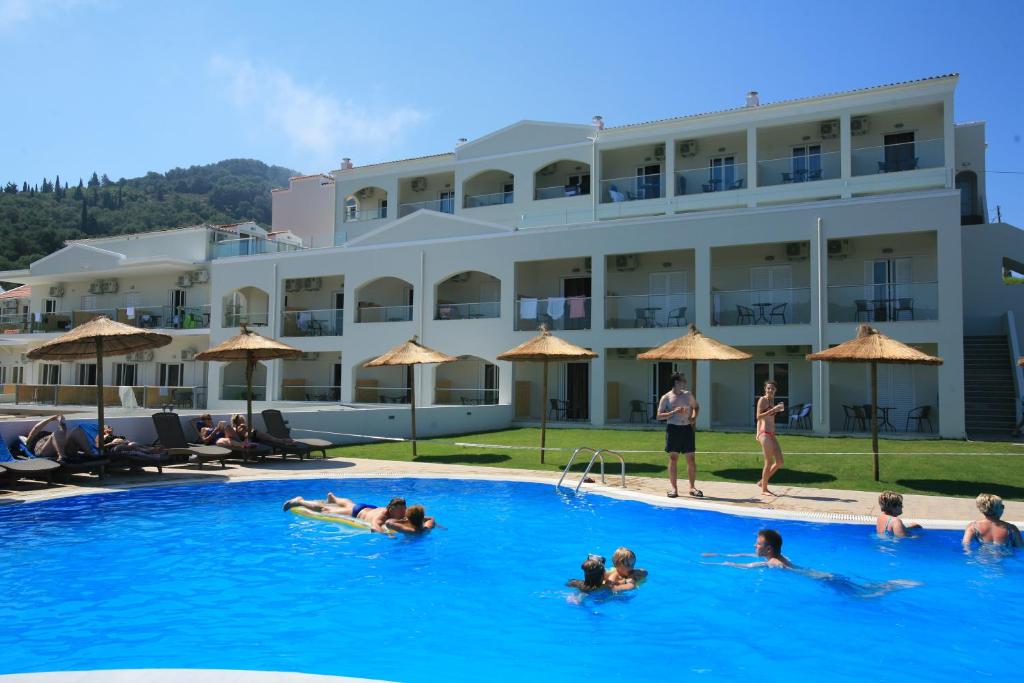 The swimming pool at or close to Saint George Palace