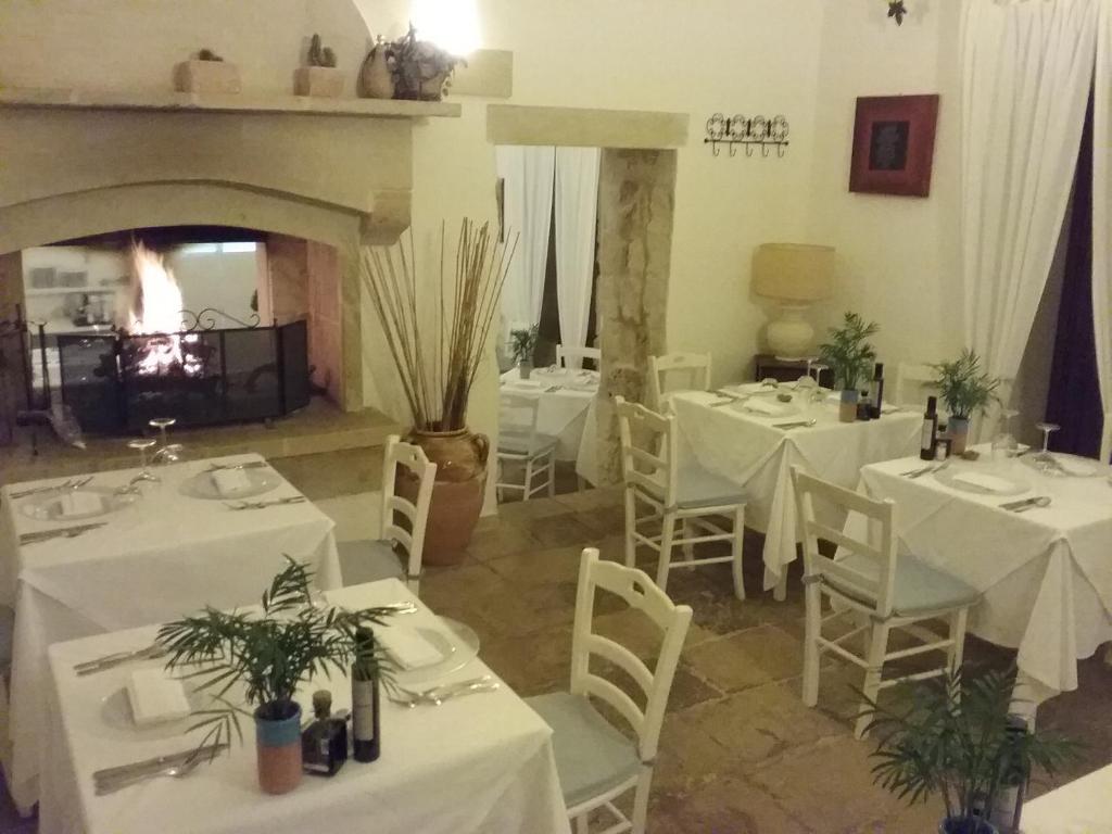 Restaurace v ubytování Masseria Bandino & Spa