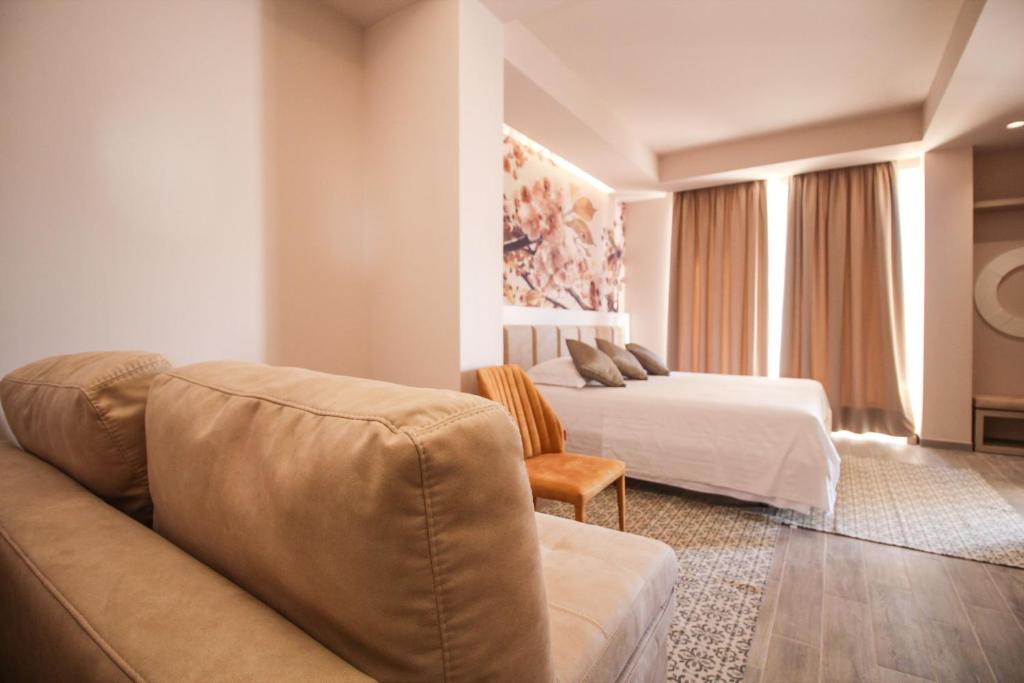 Posezení v ubytování Hotel Kristera