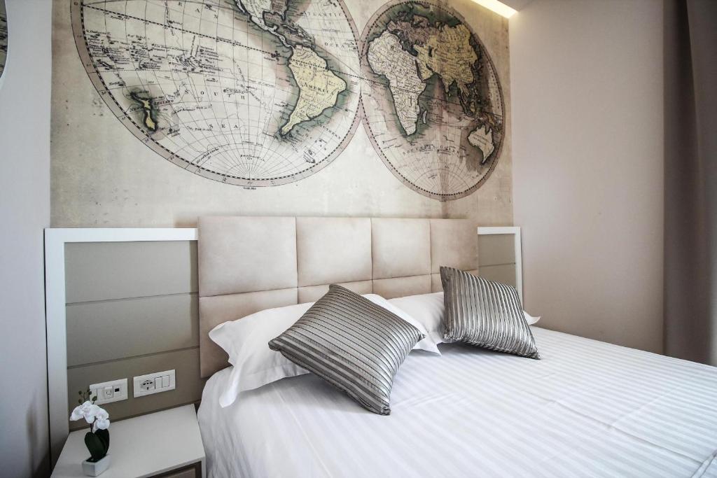 Postel nebo postele na pokoji v ubytování Hotel Kristera