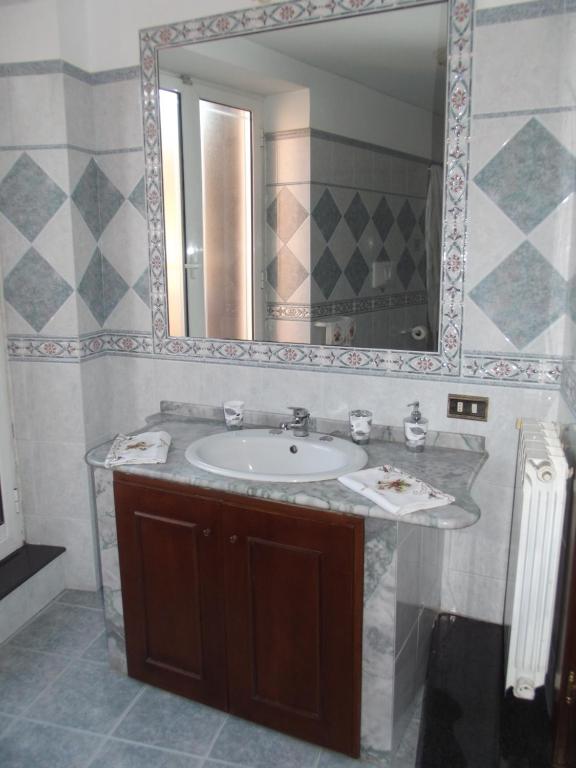 Koupelna v ubytování B&B del Mare