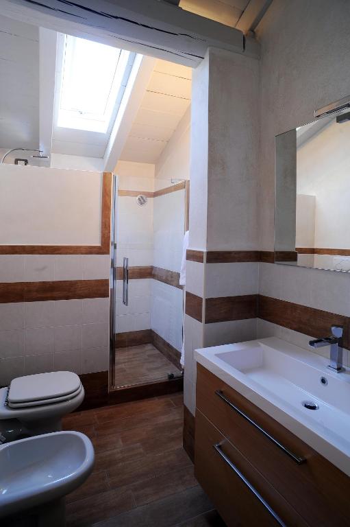 Koupelna v ubytování Agriturismo La Camilla