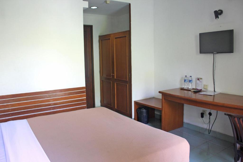 TV a/nebo společenská místnost v ubytování Hotel Winotosastro Garden