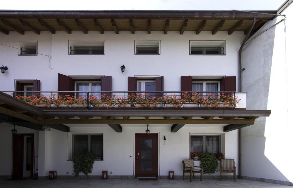 Balkón nebo terasa v ubytování B&B Marina