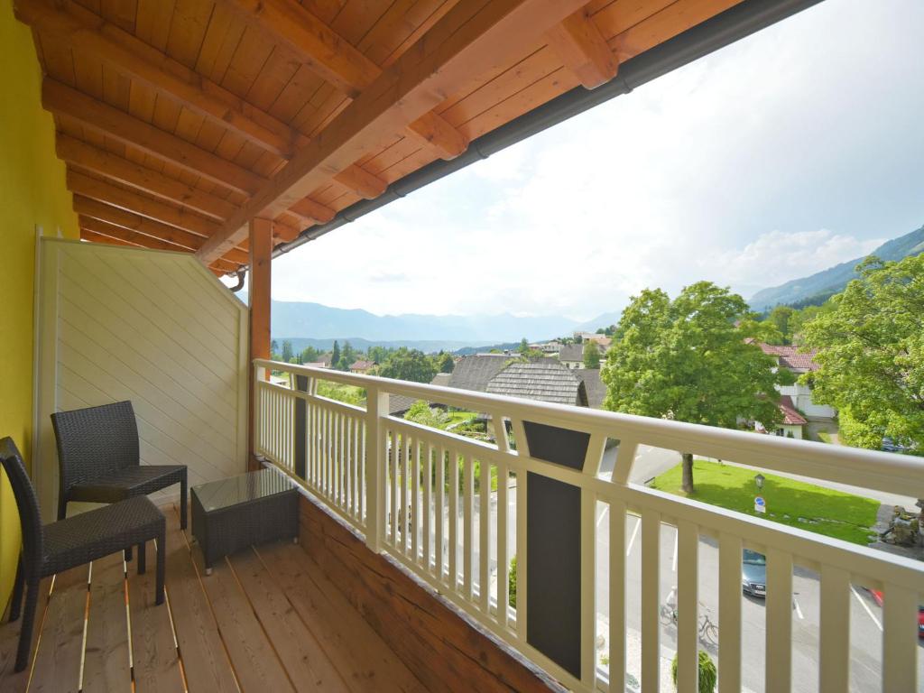 Rõdu või terrass majutusasutuses Hotel Berghof
