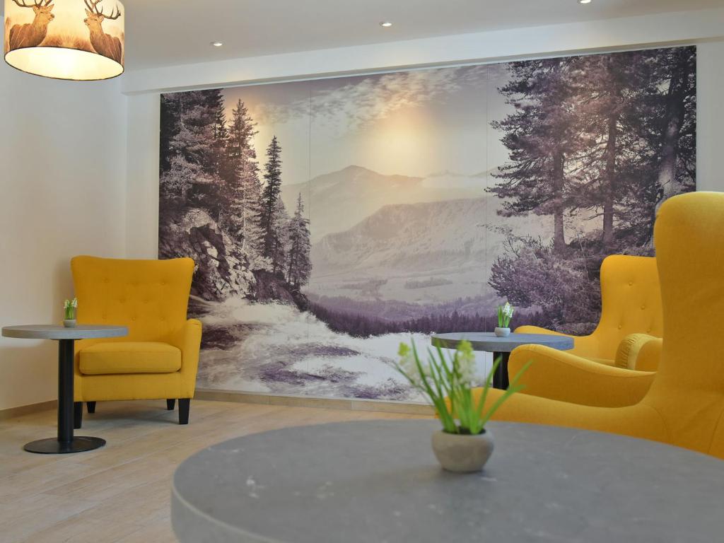 Istumisnurk majutusasutuses Hotel Berghof