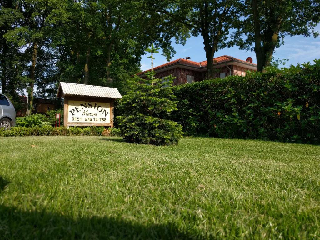 Zahrada ubytování Pension-Marion