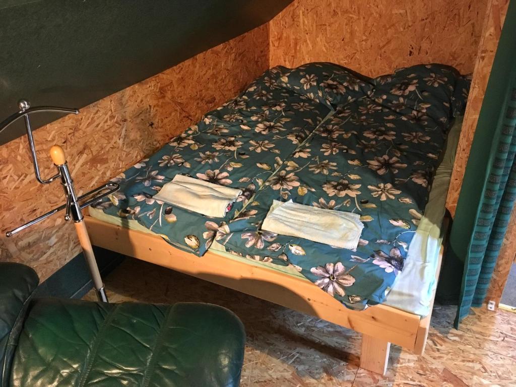 Postel nebo postele na pokoji v ubytování Hiie Talu