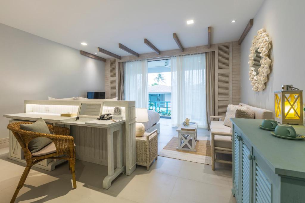 Posezení v ubytování Cape Kudu Hotel, Koh Yao Noi