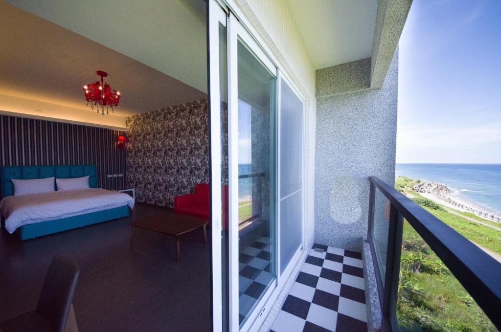 Postel nebo postele na pokoji v ubytování Whitecaps B&B