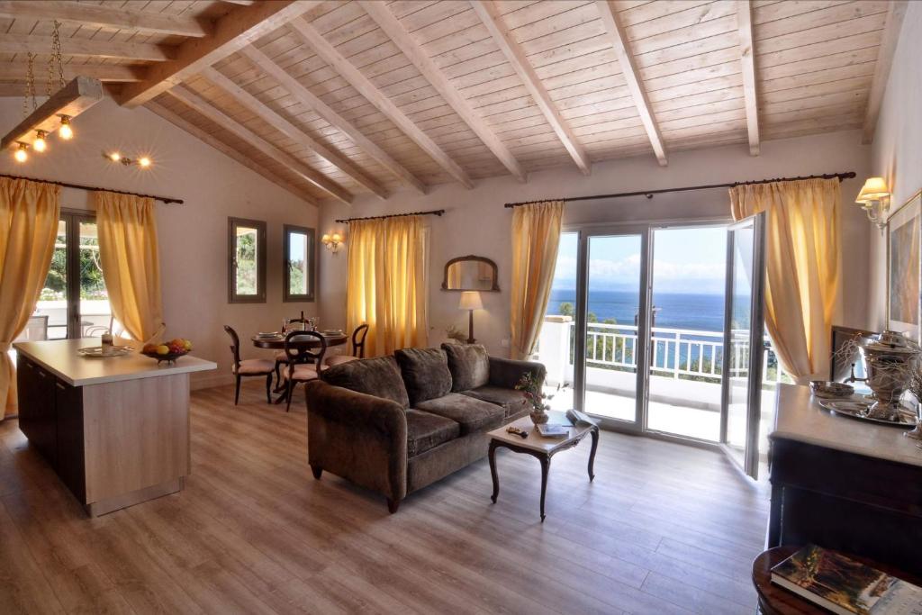 Posezení v ubytování Veroniki Studios & Apartments