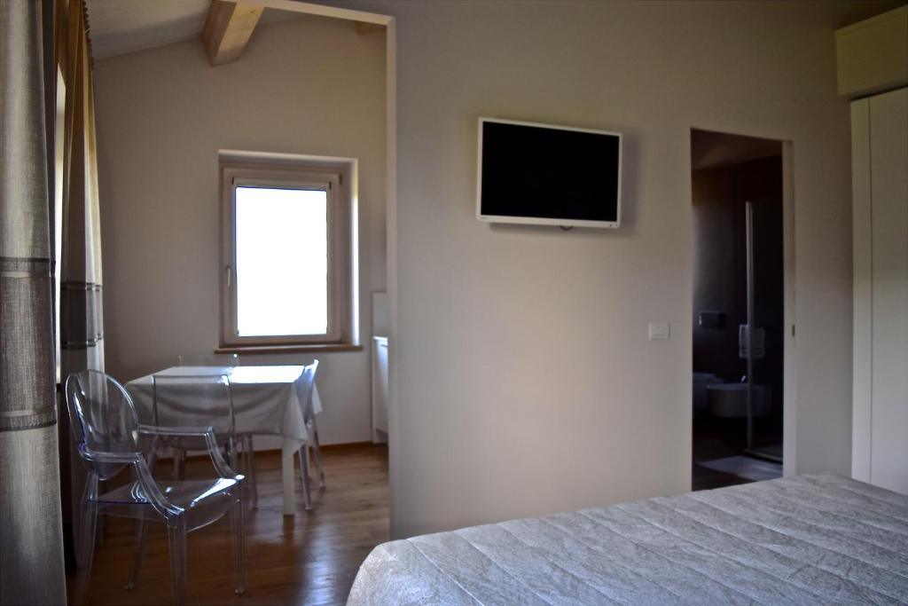 TV a/nebo společenská místnost v ubytování Amico Country House
