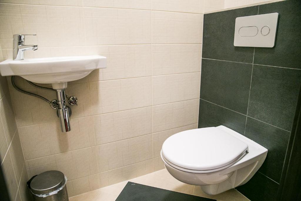 Koupelna v ubytování Hotel Best