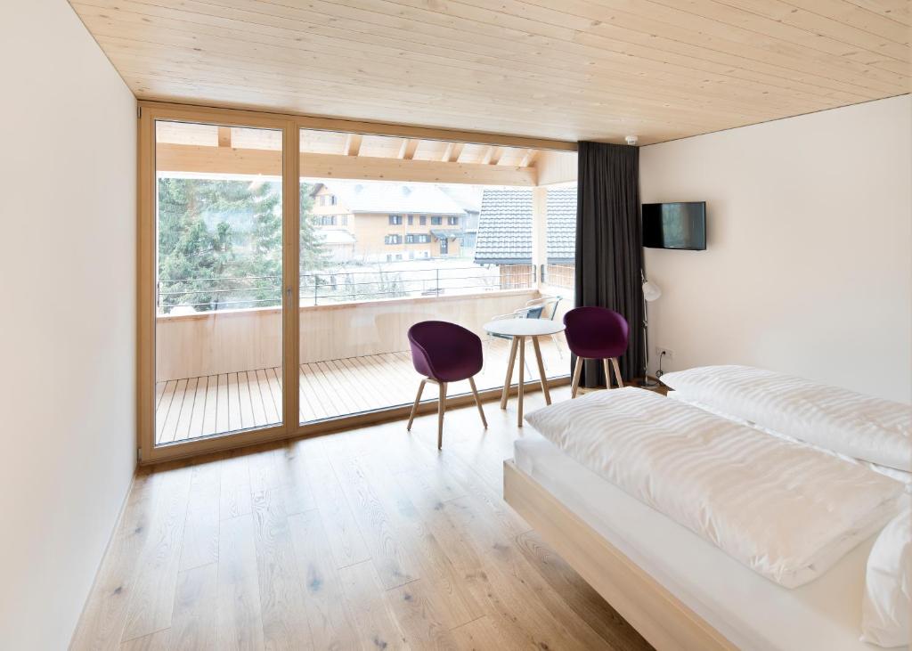 Postel nebo postele na pokoji v ubytování Hotel Tannahof