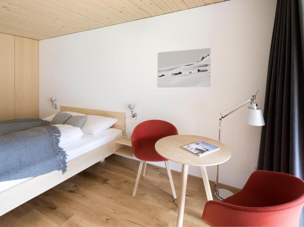 Postel nebo postele na pokoji v ubytování Hotel Tannahof