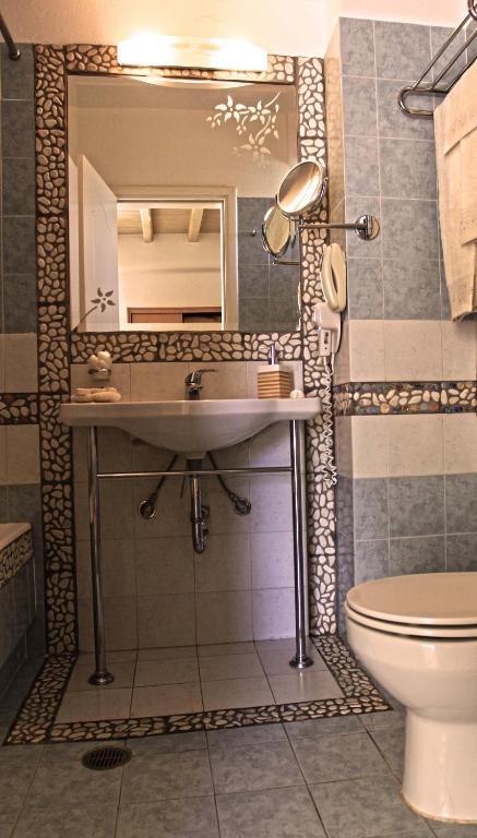 Koupelna v ubytování Hotel Anatolia