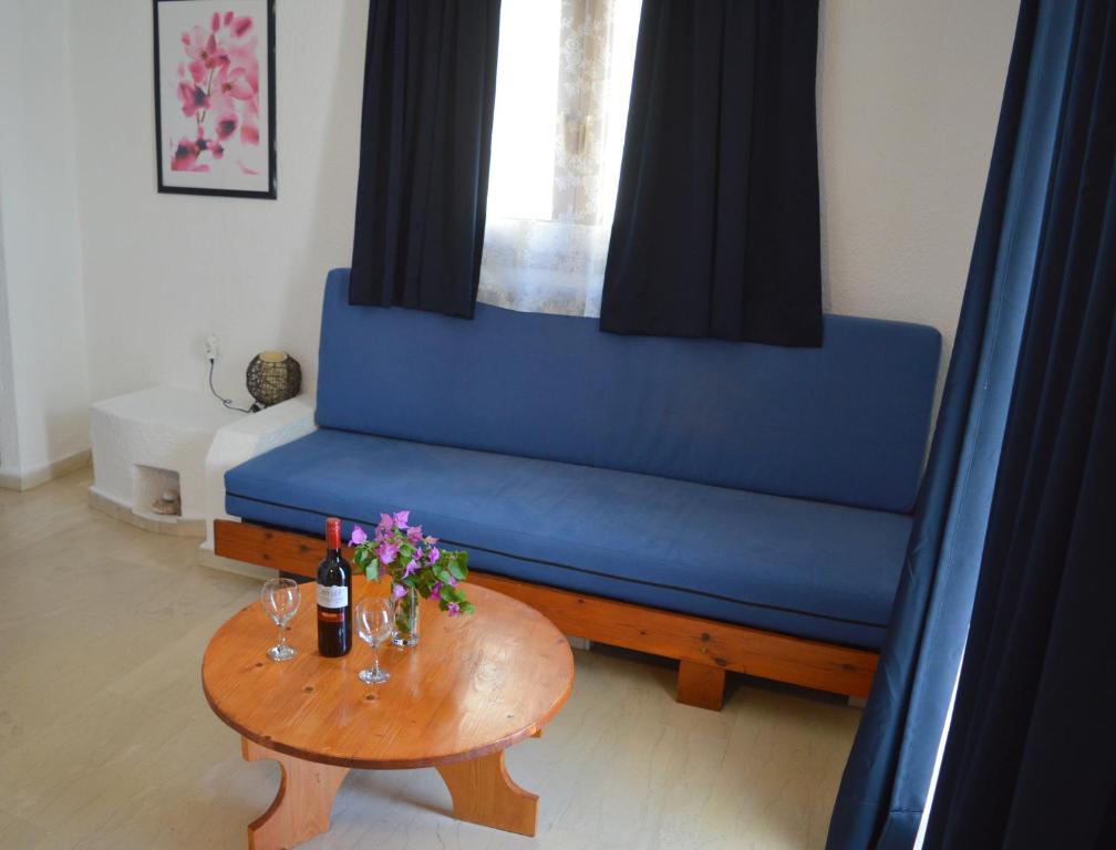 Posezení v ubytování Mantraki Hotel Apartments
