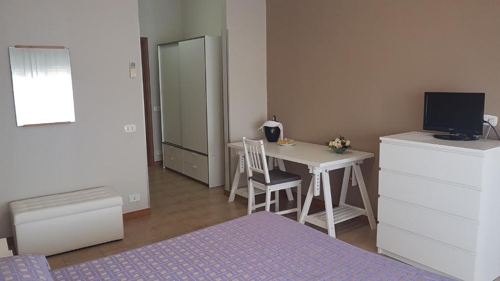 TV a/nebo společenská místnost v ubytování Hotel Palatinum