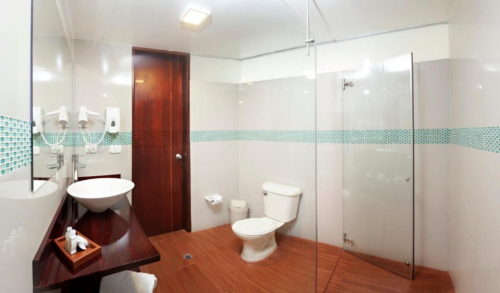 Koupelna v ubytování Loft Hotel