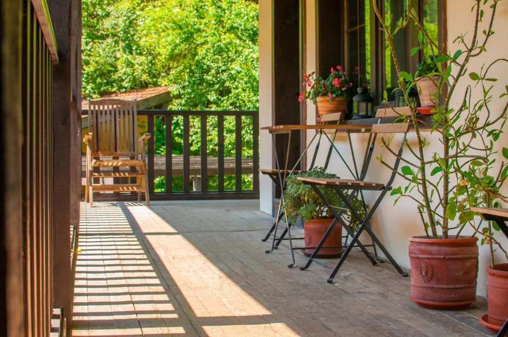 Balkón nebo terasa v ubytování Guest House Verbena