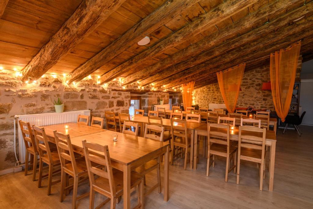 Restaurace v ubytování Albergue Valderrobres Auto check-in