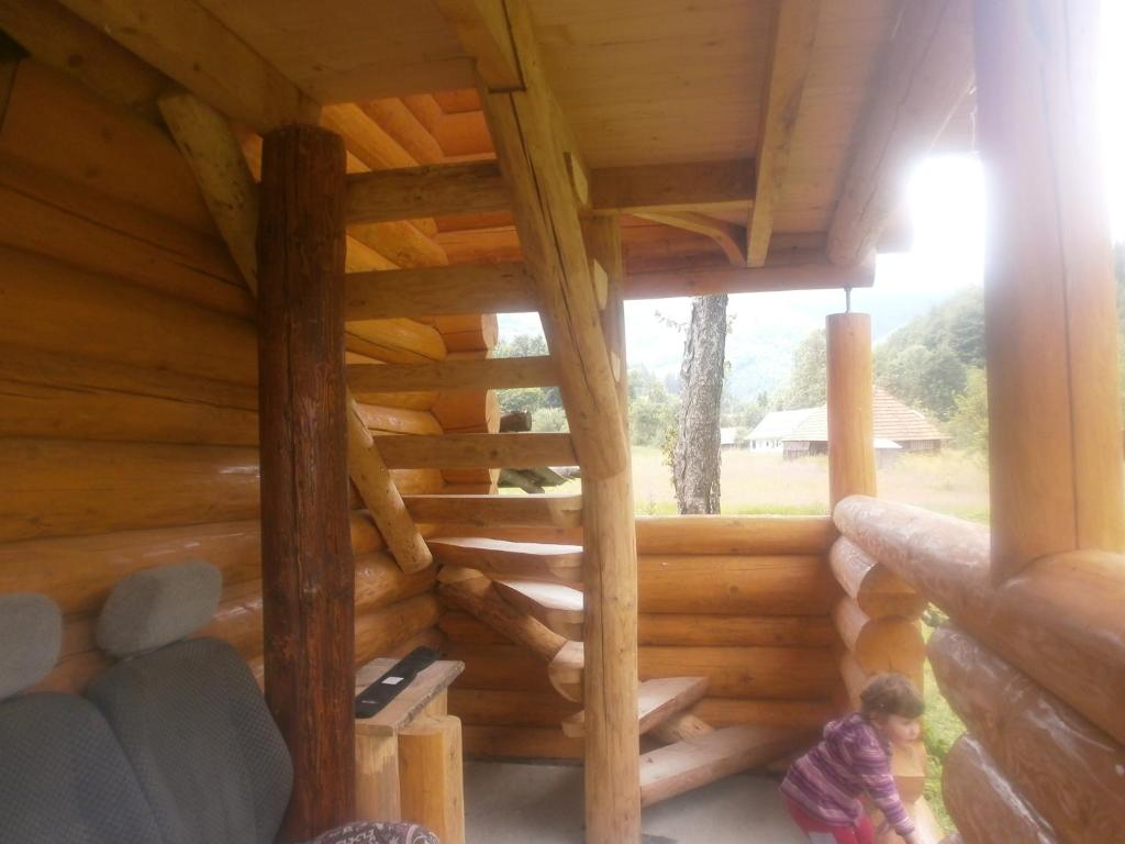 Posezení v ubytování Cottage Лісовий